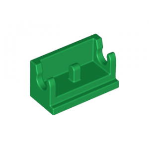 scharniersteen 1x2 basis green